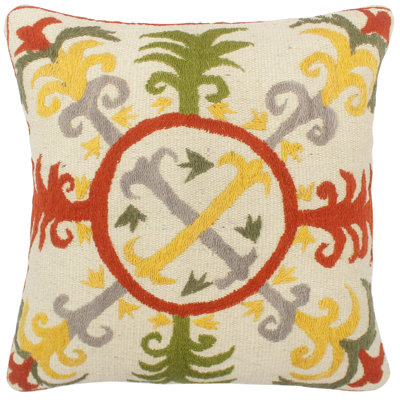 Coussin Boho Chic Ash Kilim Suzani