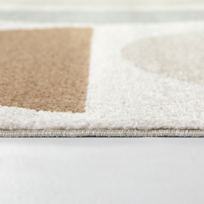 Tapis crème Newsam, Rectangle 5 pi 3 po x 7 pi