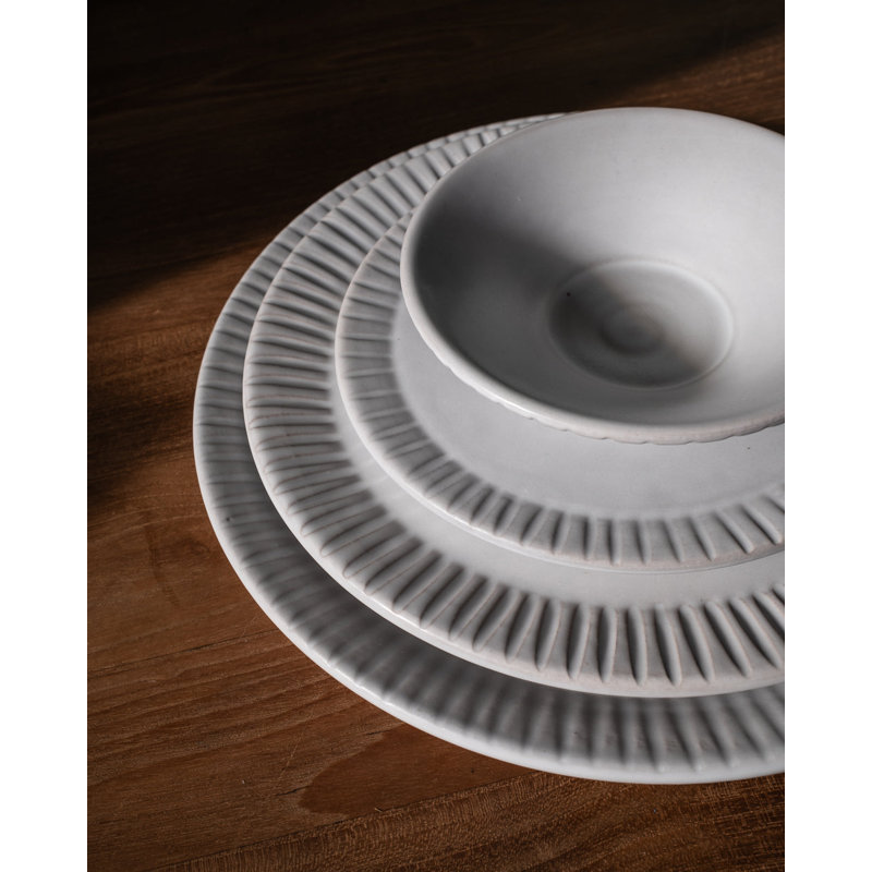 Assiette plate Cloud Lines - ensemble de 4, Nuage