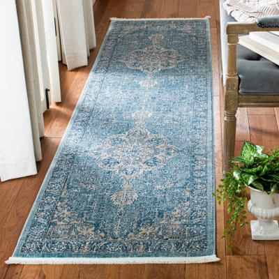 Maus Hand Woven Blue Indoor Rug