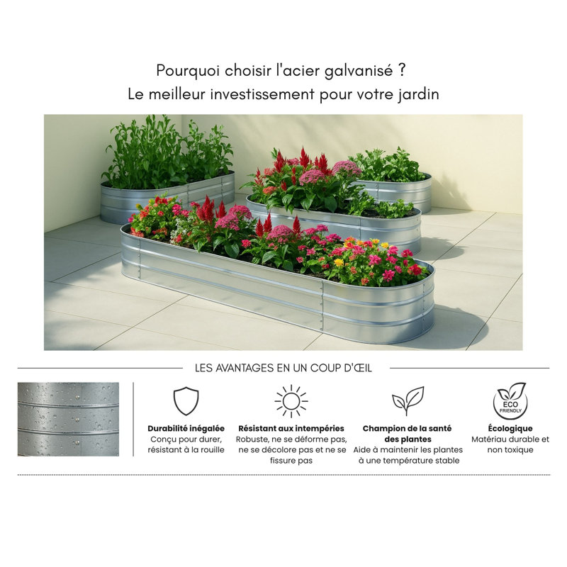 Metal Raised Garden Bed