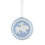 Festive Lion Annual Ornament, Light Blue
