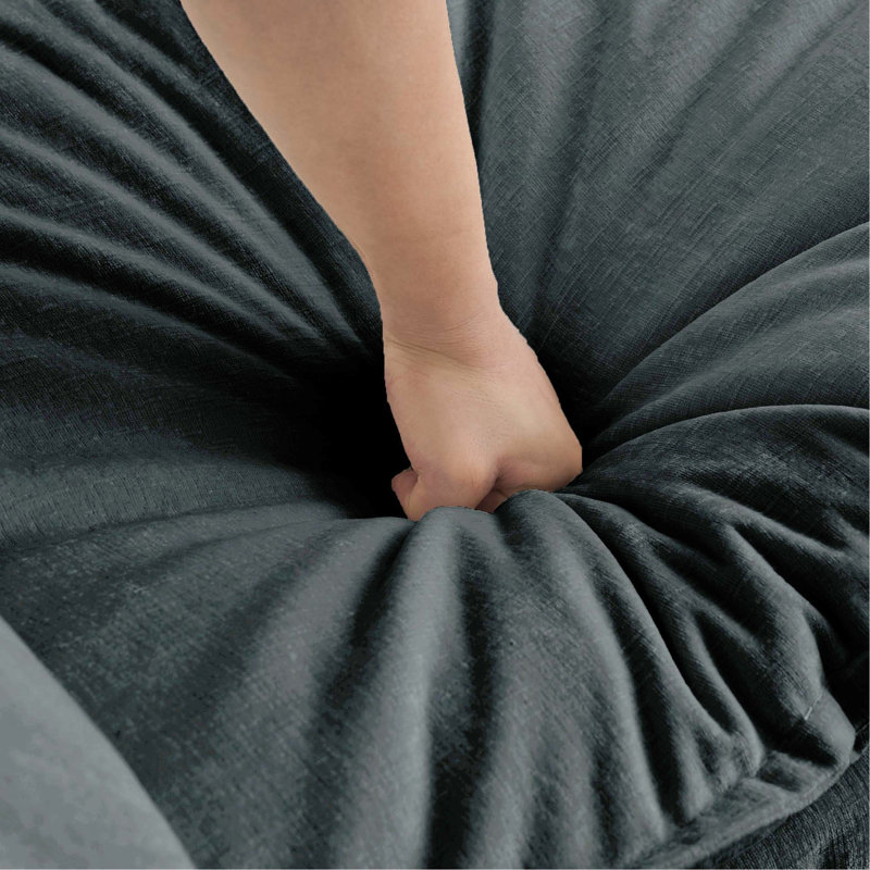 Chenille gris: 2 et 3 places, salon confortable, gris: 2 + 3