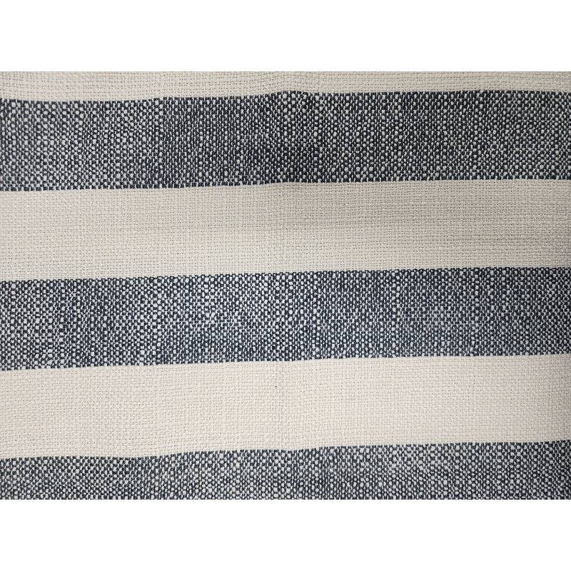 26" x 14" Throw Pillow, Feather, Sky Blue Striped