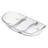 Medico Oblong Glass Tray 3 Section-1711752416