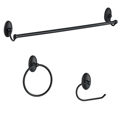 190106 3 - Piece Bathroom Hardware Set