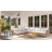 Quadrell 6 - Person Outdoor Wicker Patio Conversation Furniture Set with Optional Fire Pit Table-1810013346-1746821167