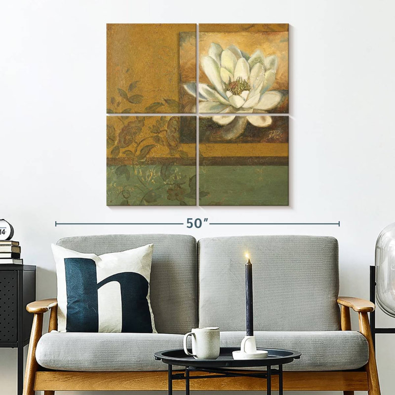 Harnek White Nature I, 32" H x 32" W