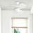 Ocean Breeze 30" 3 Blades LED Ceiling Fan with Light Kit Included-1269915024