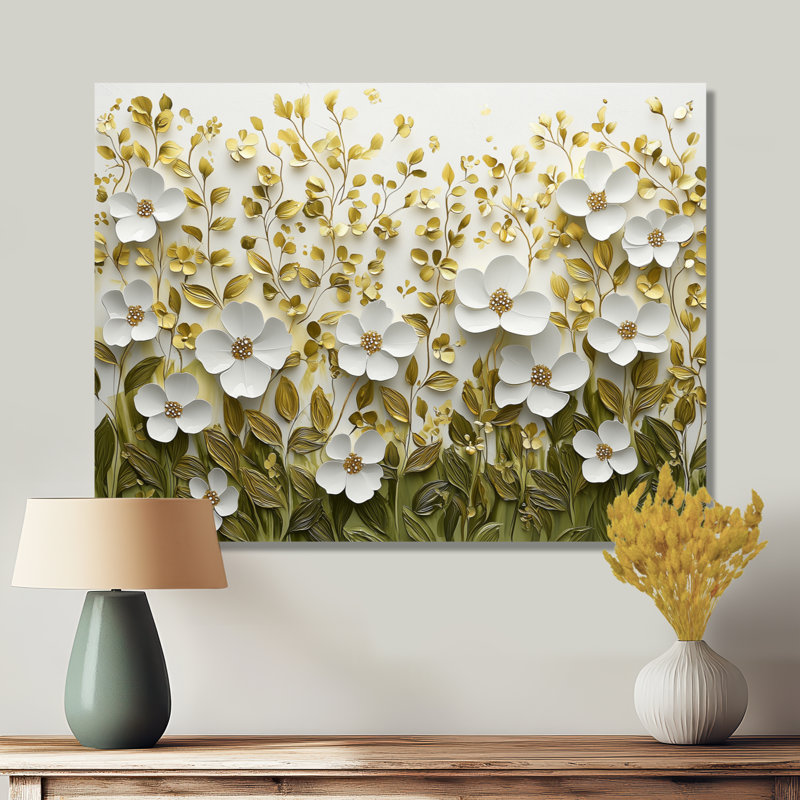 Été Widlflowers Essence of Spring - Fleurs en métal, art, H 16 po x l 32 po