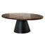 Table basse ovale de style contemporain