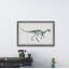Fifi Trixibelle Bluish Gray Skeleton - Single Picture Frame Painting-37753641