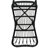 Outdoor Patio Dining Chairs  2  - Modern Grey & Iron Protected, Simple To Clean, 400Lbs Capacity Of 2 Elegant For Garden Strong Base, Hand-Woven , Weight Limit, Hue-1038059612