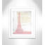 Dakim «Paris in Pink I», reproduction de peinture à l'acrylique encadrée