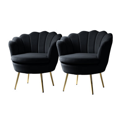 Hendrix Velvet Accent Chair