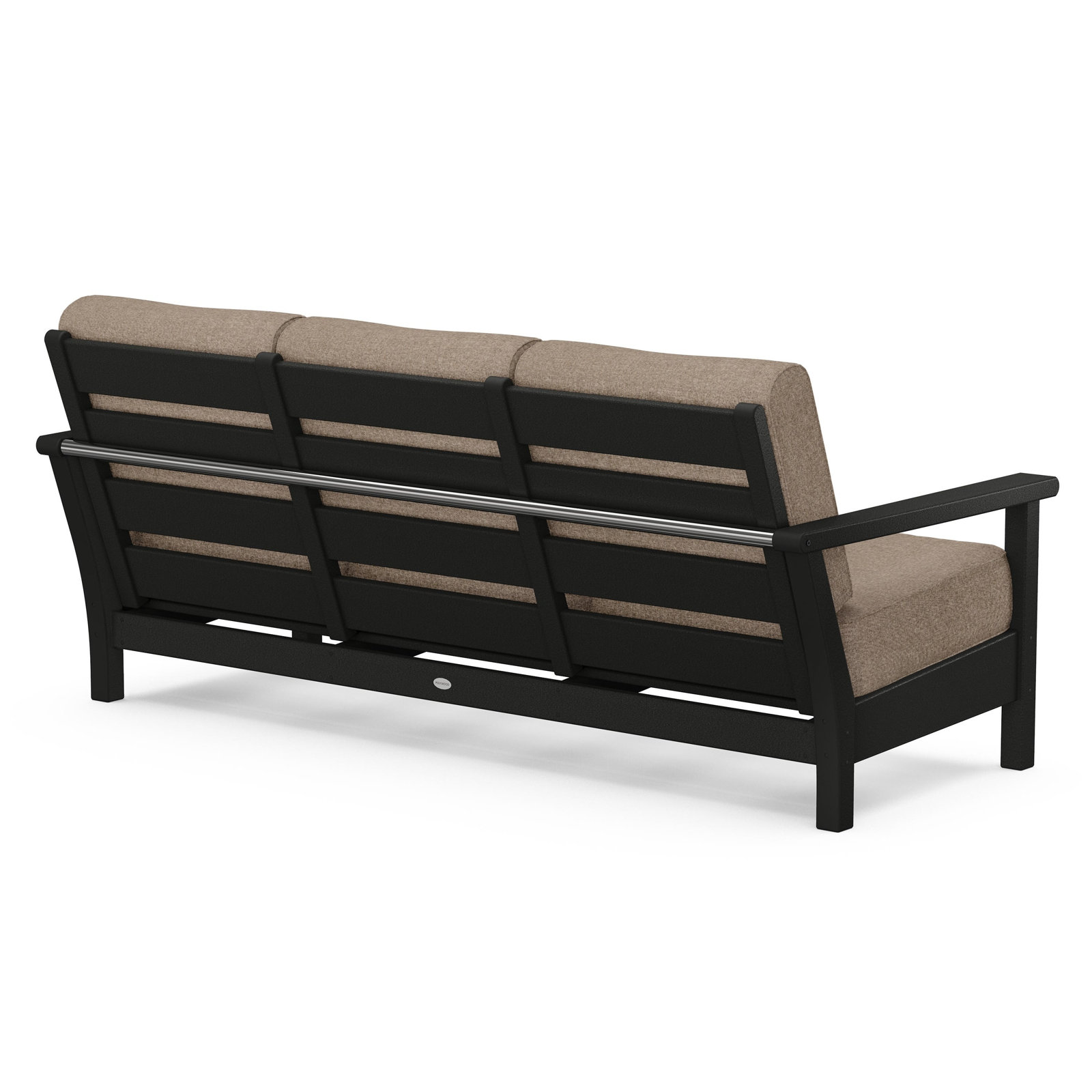 Harbour Deep Seating Sofa, Spiced Burlap, Black