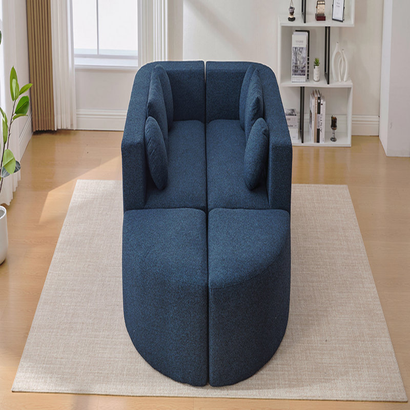 Canapé modulaire Boneless Couch, Bleu