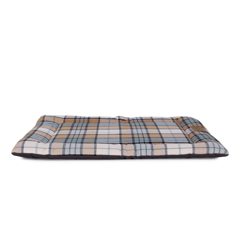Pendleton Plaid Comfort Cushion, Misty Ridge, 2" H x 30" W x 23" D