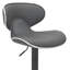 Hephaestus Swivel Upholstered Adjustable Height Counter Stool with Metal Frame-152155083