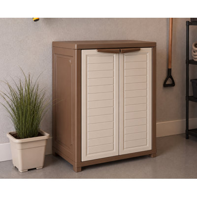 Armoire de rangement moyenne avec 2 portes et 3 tablettes