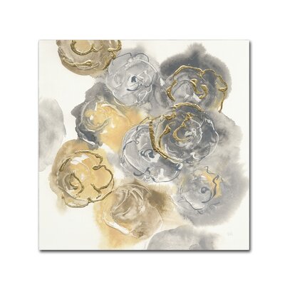 Gold Edged Neutral I' Print on Wrapped Canvas -  Trademark Fine Art, WAP01476-C1818GG