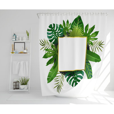 Jayvion Polyester Shower Curtain