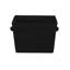 Bacs de rangement en tissu de lin moyen avec structure en fil métallique-693108207