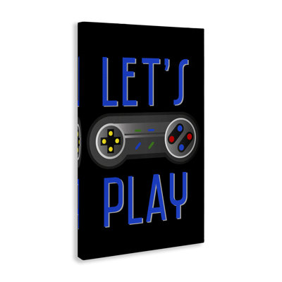 Art mural rétro, "Lets Play Games" par Kim Allen