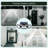 1-Pack Solar Powered Outdoor Security Light with Motion Sensor 6000K