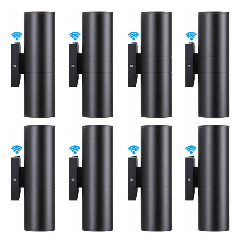 Éclairage mural Dusk to Dawn 12 W 2700K, Noir mat