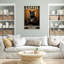 «Black Cat Coffee», impression rectangulaire sur toile tendue 1 pièce-834505403