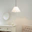 Florie Linen Blend Tapered Pendant Shade ( Clip On )-359008200-359008207
