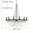Knaack 12-Light Dimmable Beaded Chandelier -2144298426