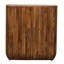 Armoire incurvée cannelée