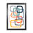 Abstract Mid Mod Colour Original - Print on Canvas-1880561318-1880561324