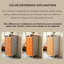 15.75" Modern Light Luxury 5 Drawer Chest Narrow Vertical Sintered Stone Top Cabinet