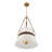 Corinth 3-Light Pendant in Warm Brass