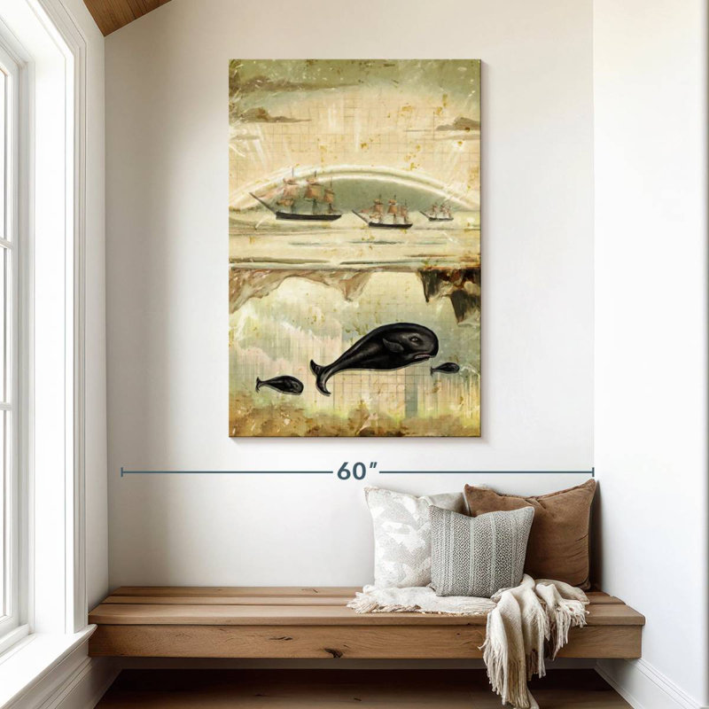 Brampt Paper Whale, 48" H x 32" W