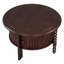 Table basse vintage rétro avec rangement à lattes moderne pour petits espaces de vie-1406794476