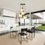 Cadi-Grace 4 - Light Black Cluster Pendant-251785394