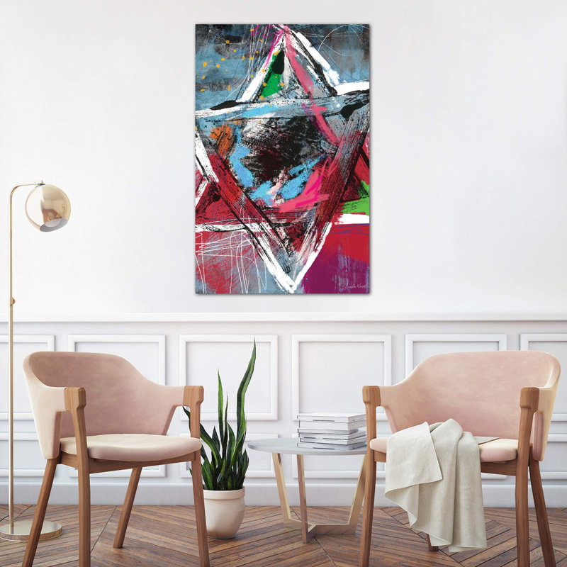 Star Of David by Linda Woods - Wrapped Canvas Print, 66.04 cm H x 45.72 cm W x 1.91 cm D