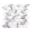 Santorini Braid 12'' x 12'' Marble Mosaic Tile