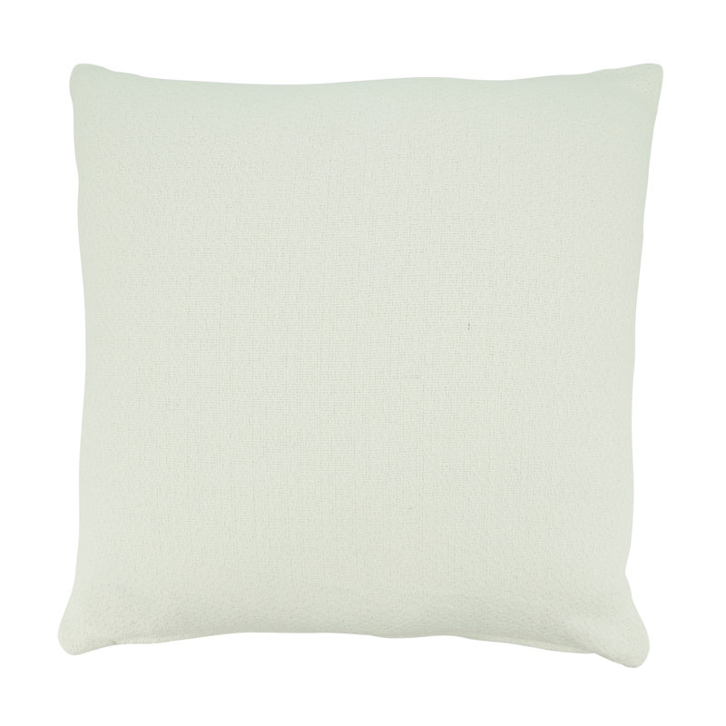 Euro Cotton Cord Appliqué Design Throw Pillow Cover