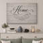«Home Love Begins Here Farmhouse», œuvre d'art sur toile encadrée, impression sur toile-131636466-131636465