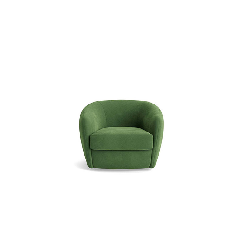 Elaine Swivel Chair, Performance Velvet - Ivy