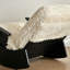 Chaise berçante moderne en sherpa moderne