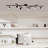 64.25'' 6 -Light Fixed Track Track Kit with Dimmable and Adjustable Head