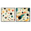 Colegrove - Ensemble de 2 collages carrés à formes abstraites-101846413-101846412