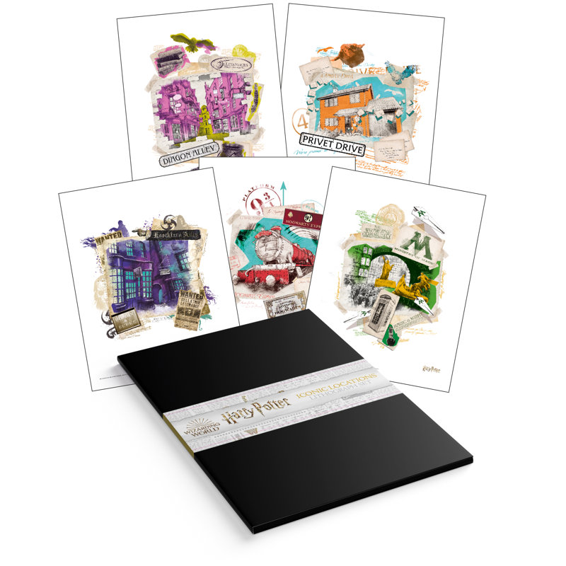 Harry Potter - 10 Piece No Frame Print Set