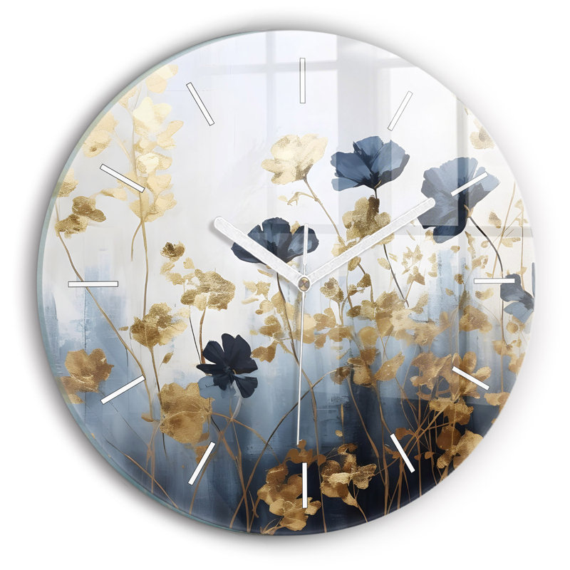 Glass Wall Clock